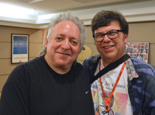 l-r Chet Catallo, master guitarist, musician, composer, producer and teacher with David Boyer, photographer. Chet Catallo composed, produced and played with Spyro Gyra from Buffalo NY. He is a six time Grammy nominee. Now he is featuring, "Chet Catallo & THE Cats" (www.ChetCatallo.com). 